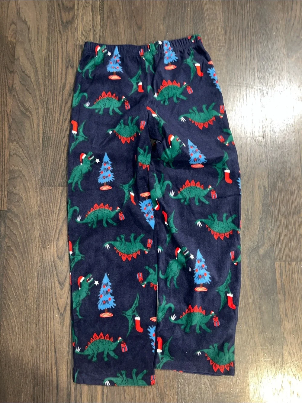 Carters Kids Holiday Dinosaur Pajama Set - Gray & Green size 12